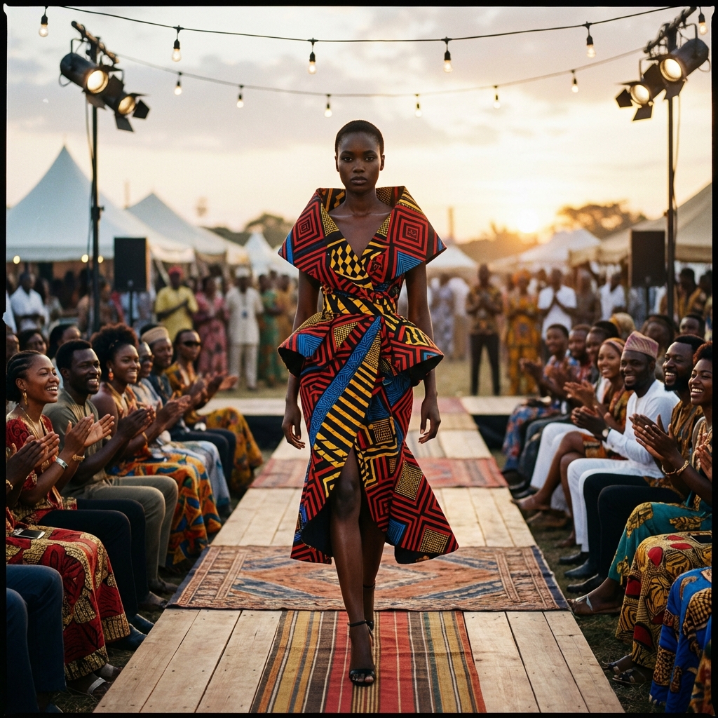 African Print Goes Global at Lagos Fashion Week